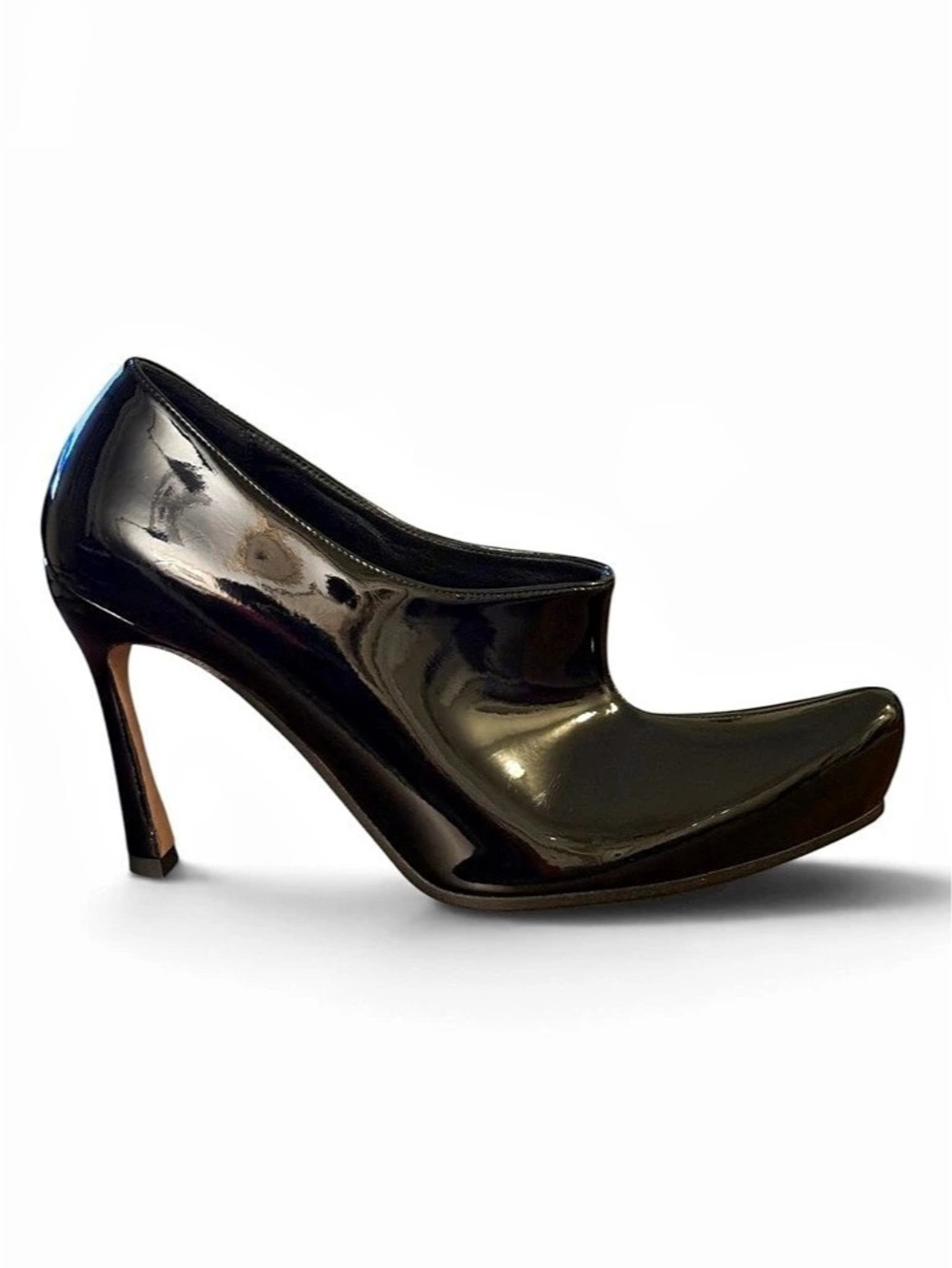 Sportmax Pointed-Toe Patent Leather Pumps Black EU 38